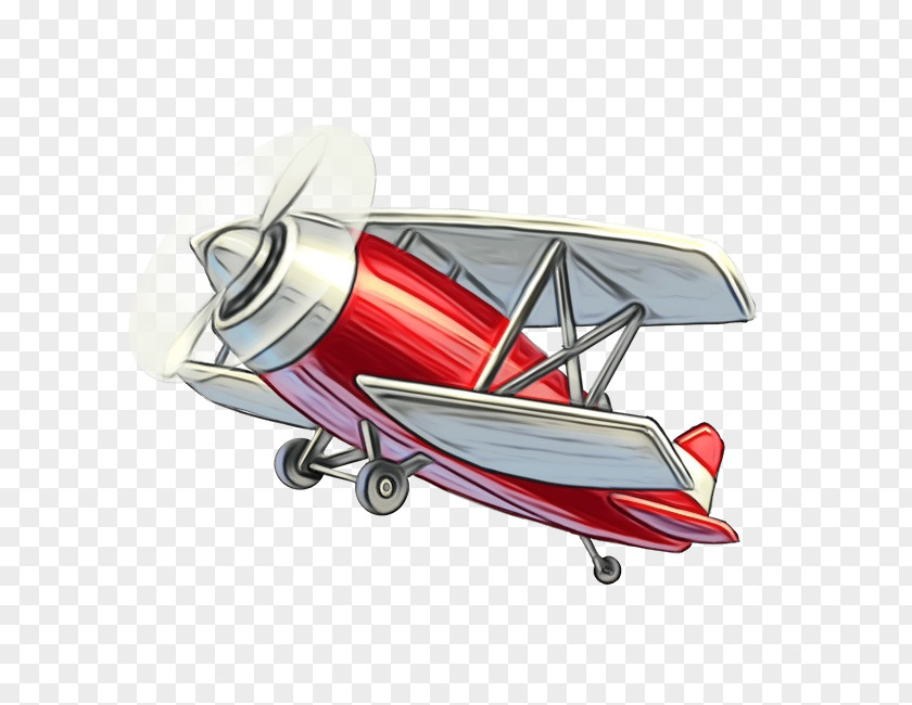 Biplane Aircraft Model Monoplane Light PNG