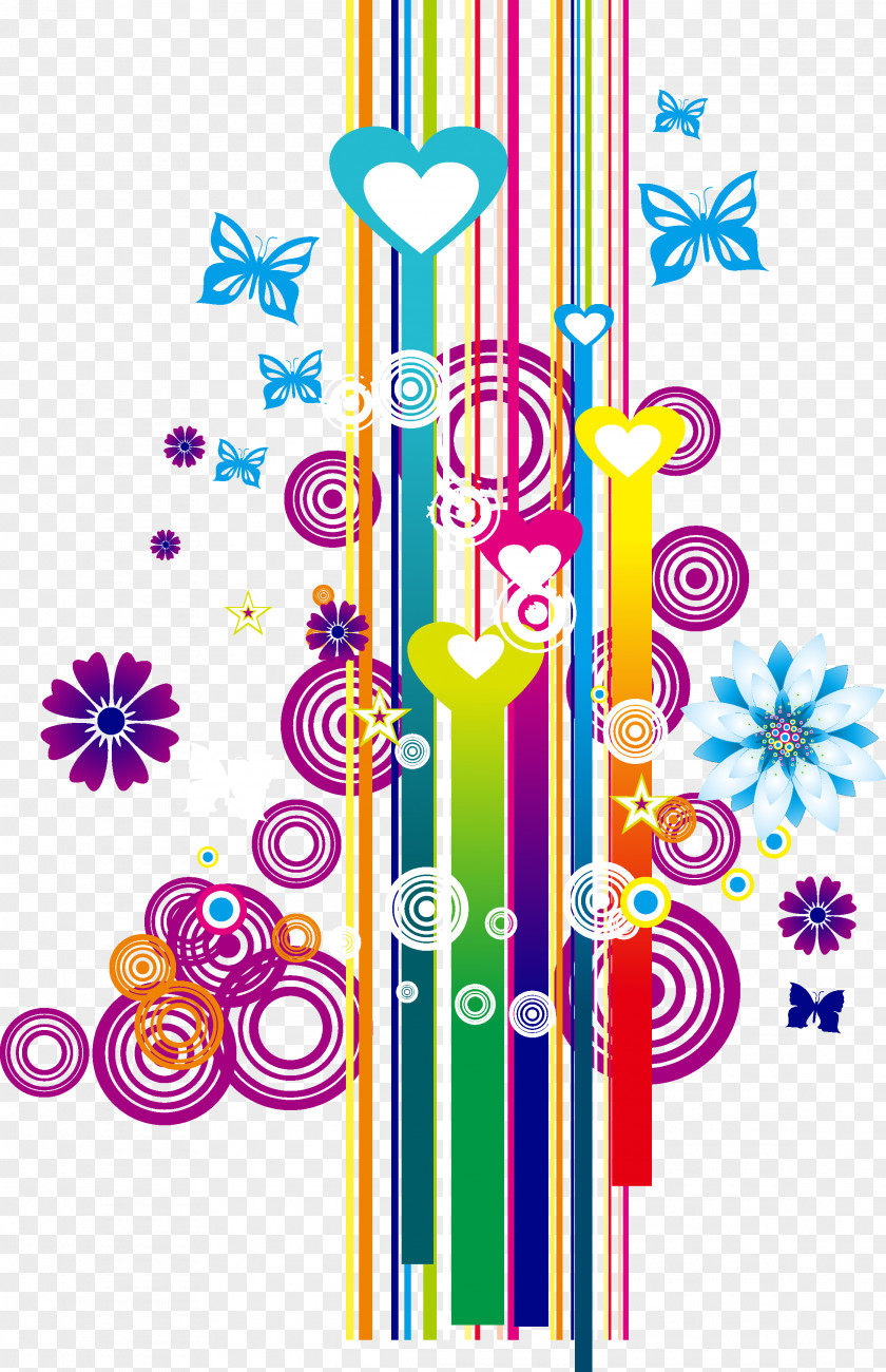 Colorful Stripes Line Clip Art PNG