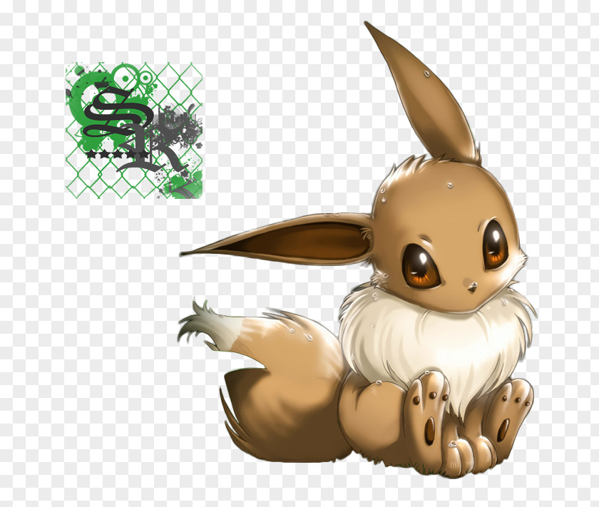 Pikachu Domestic Rabbit Eevee Pokémon Rendering PNG