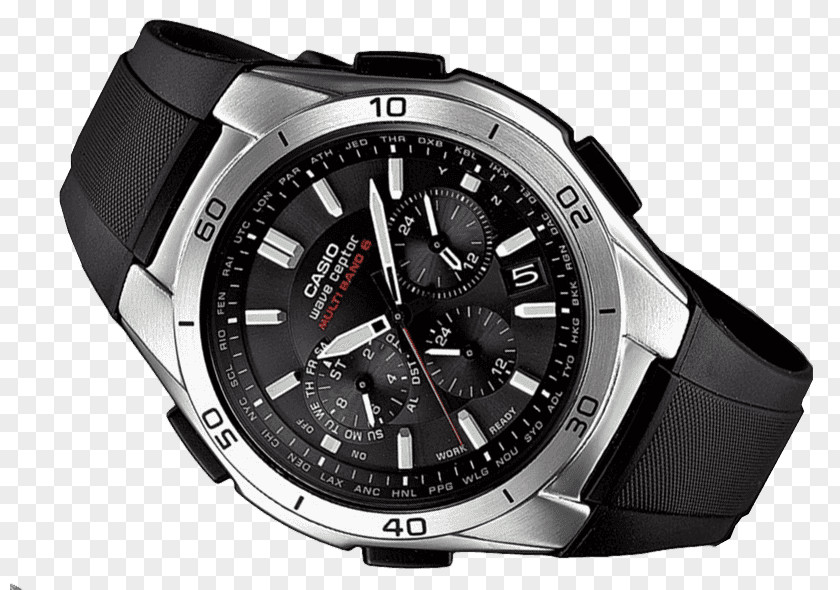 Watch Strap Casio Wave Ceptor Chronograph PNG