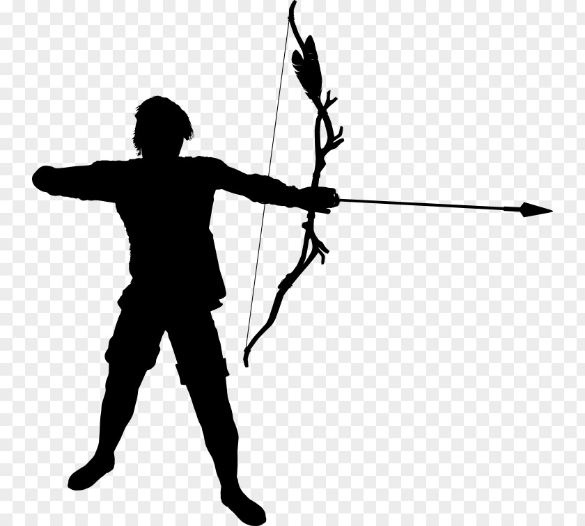 Archer Archery Silhouette Clip Art PNG