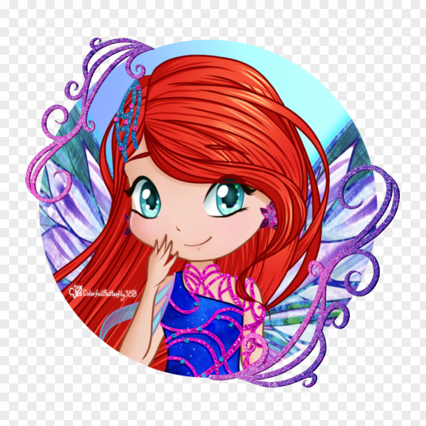 Season 7Butterfly Dream Roxy Bloom Art Winx Club PNG