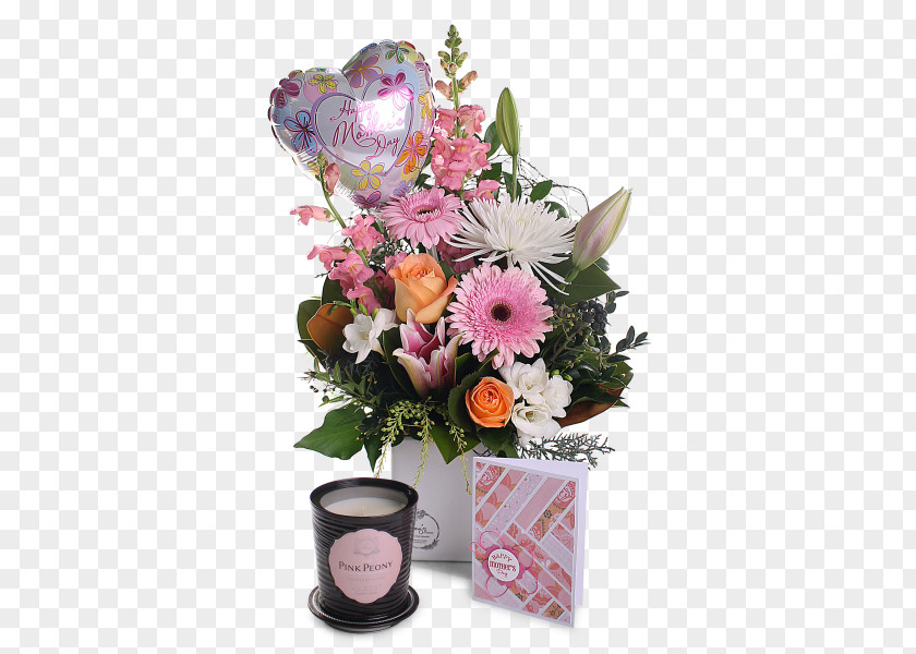 Balloons Pastel Floral Design Food Gift Baskets Cut Flowers Flower Bouquet PNG