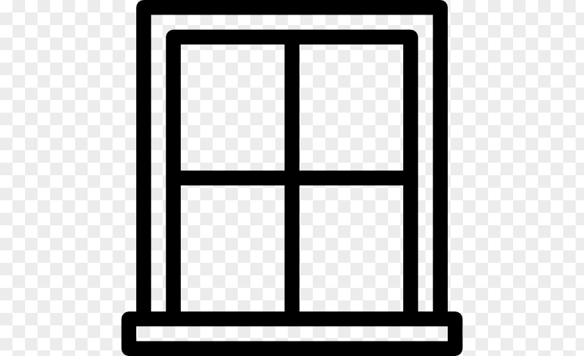 Black And White Rectangle Window PNG
