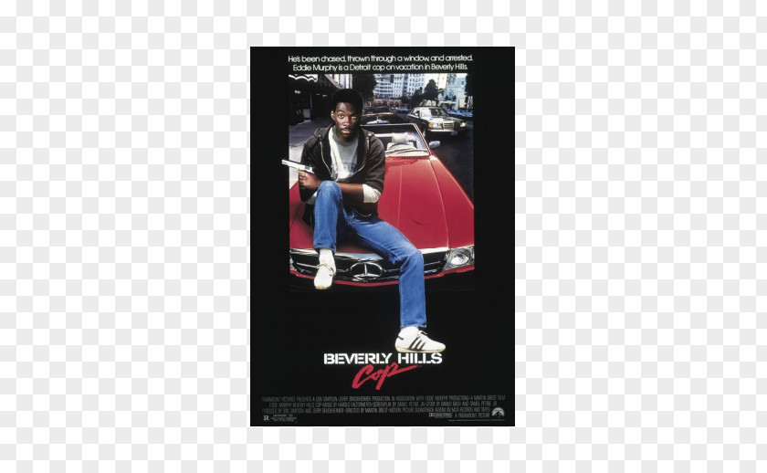 Eddie Murphy Axel Foley Beverly Hills Cop Film Poster PNG