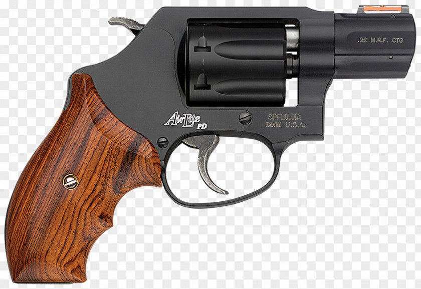 Hand Gun .22 Winchester Magnum Rimfire Smith & Wesson M&P Revolver Model 10 PNG