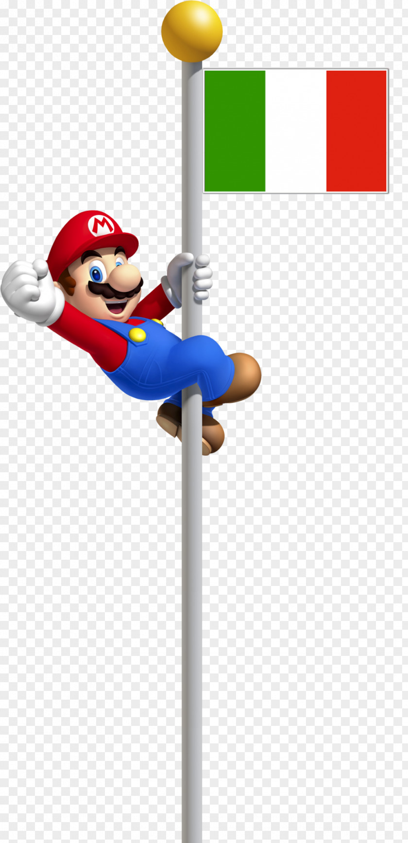 Italy Flag Super Mario 3D Land New Bros. 2 PNG