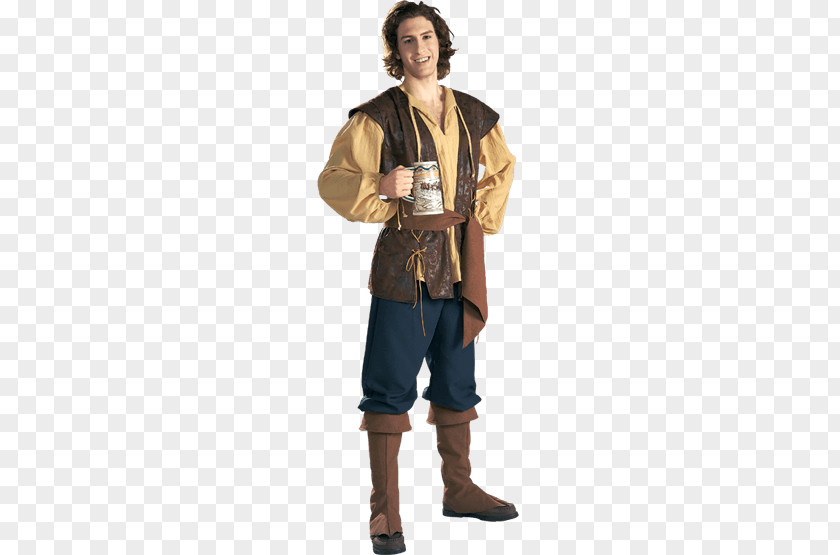Man Renaissance Fair Middle Ages Costume English Medieval Clothing PNG
