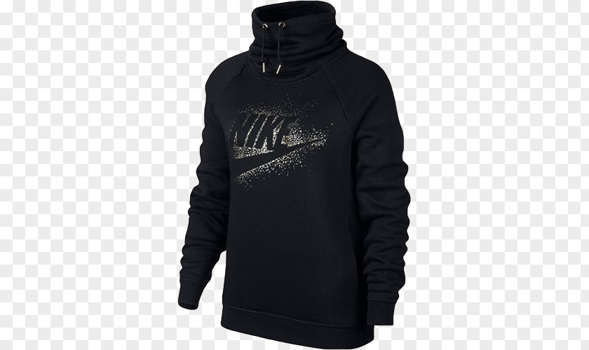 Wear Black Yarn Hoodie T-shirt Tracksuit Jacket Nike PNG