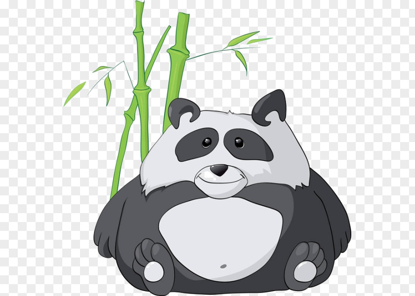 Free Panda Bamboo Giant Bear Illustration PNG