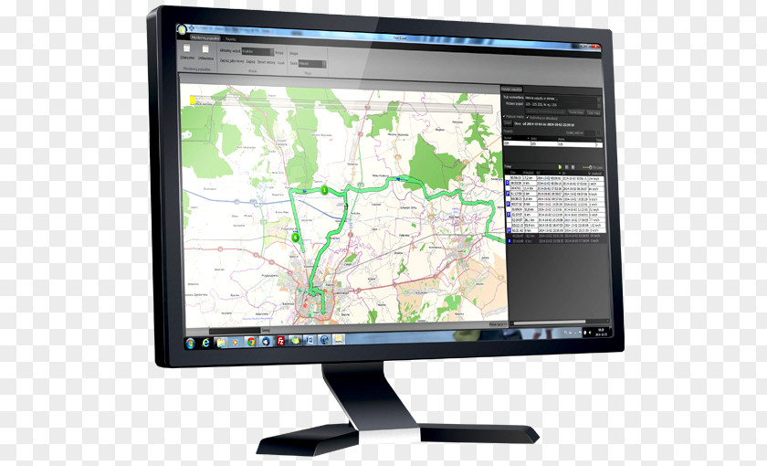 Gps Monitor Computer Monitors Hardware Personal Output Device Flat Panel Display PNG