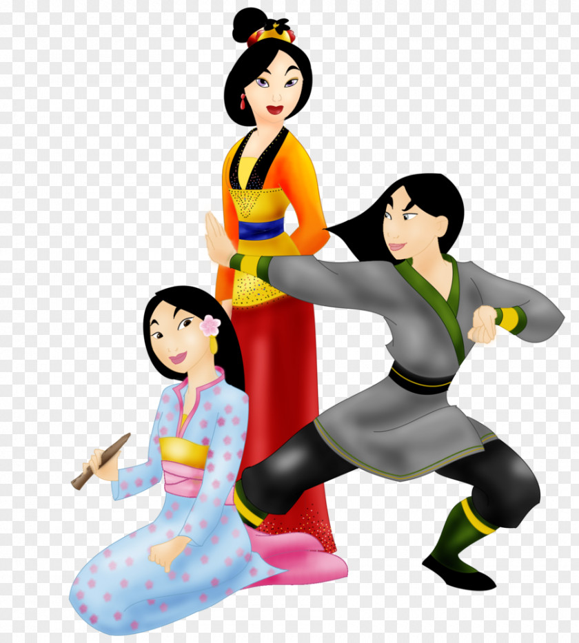 Mulan Fa Mushu Li Shang Child PNG