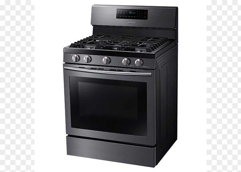 Samsung Cooking Ranges Gas Stove Stainless Steel NX58H5600 PNG