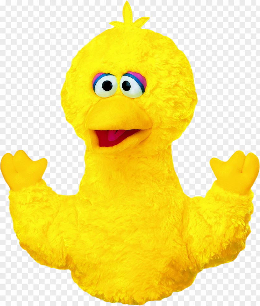 Sesame Big Bird Count Von Hand Puppet Toy PNG
