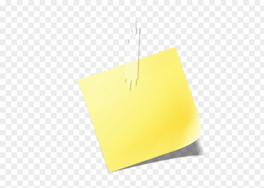 Free To Pull The Yellow Sticky Notes Creative Paper Angle PNG