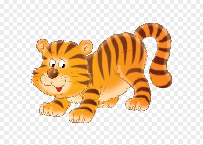 Ginger Watercolor Kitten Bengal Cat Big Wildcat Clip Art PNG