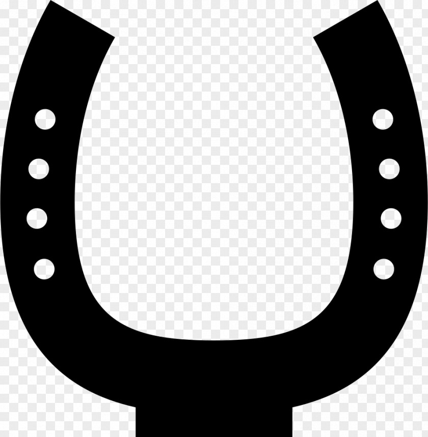 Horse Horseshoe Shape Decal PNG