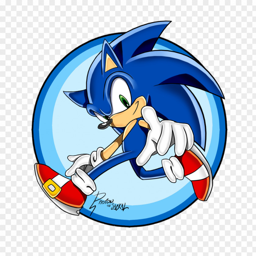 Sonic Printed T-shirt The Hedgehog Crew Neck PNG