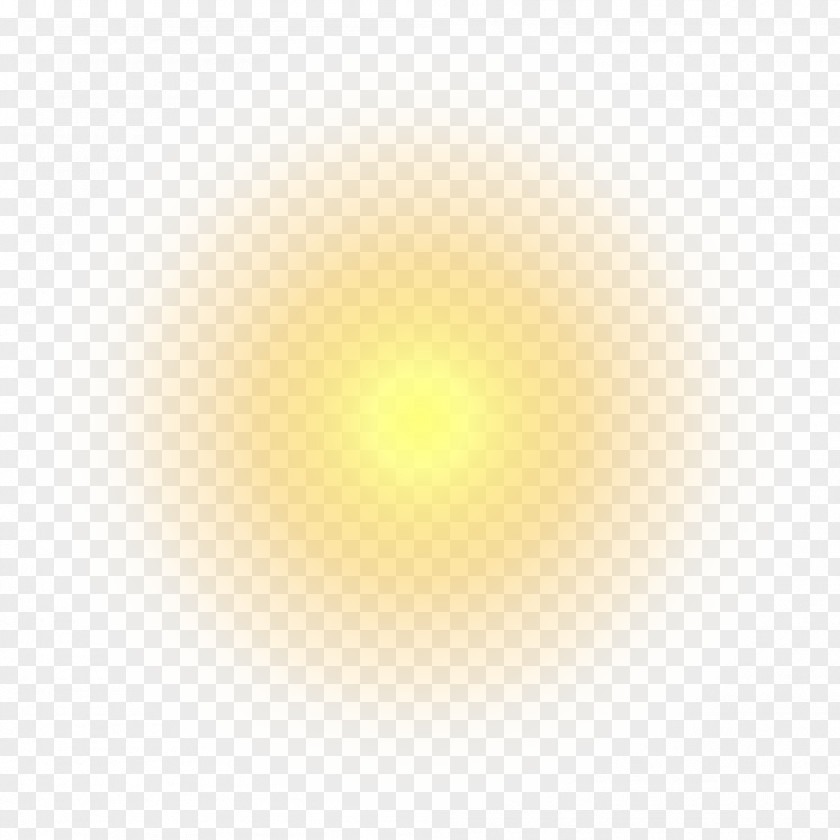 Yellow Faint Light Halo Sunlight Clip Art PNG