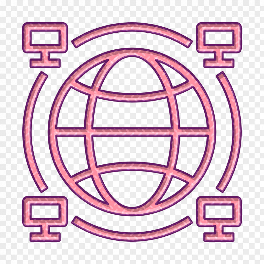 Central Icon Blockchain PNG