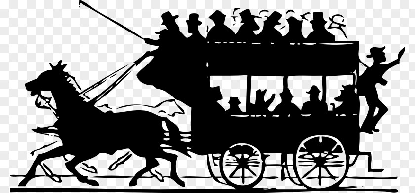 Horse Drawn Horse-drawn Vehicle Carriage Cart Clip Art PNG