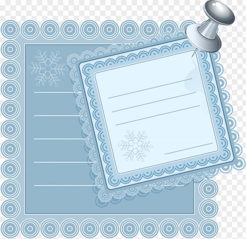 Lace Border Photographic Paper PNG