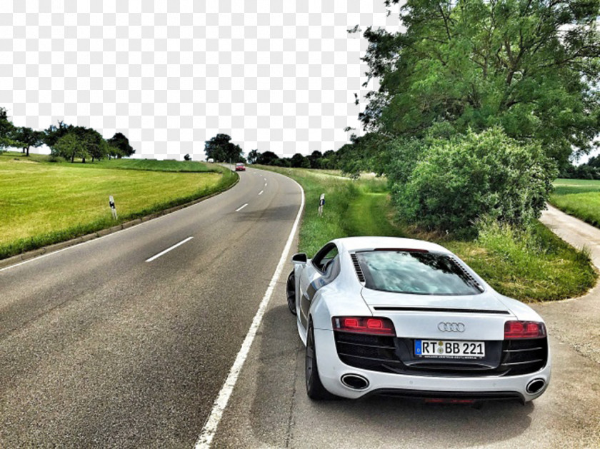 Cars On The Road Sports Car Audi R8 Luxury Vehicle Coupxe9 PNG