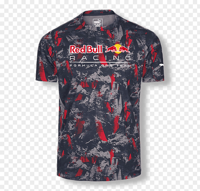 Red Bull Racing T-shirt Jersey Sleeve Puma PNG