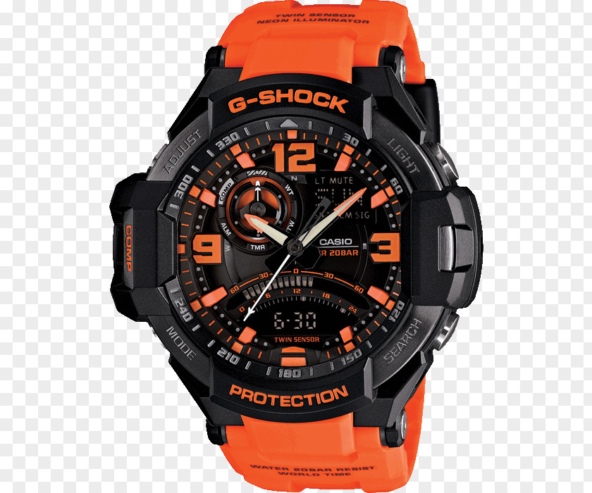 Watch G-Shock Master Of G GA1000 Shock-resistant Casio PNG