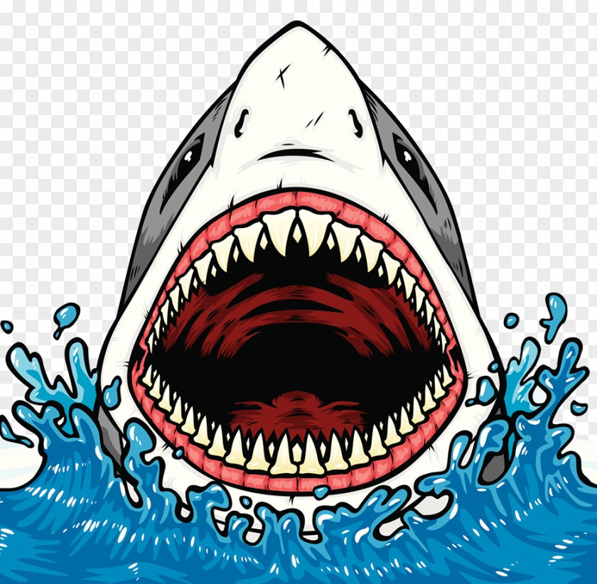 Blood Basins Of The Shark Jaws Tooth Clip Art PNG