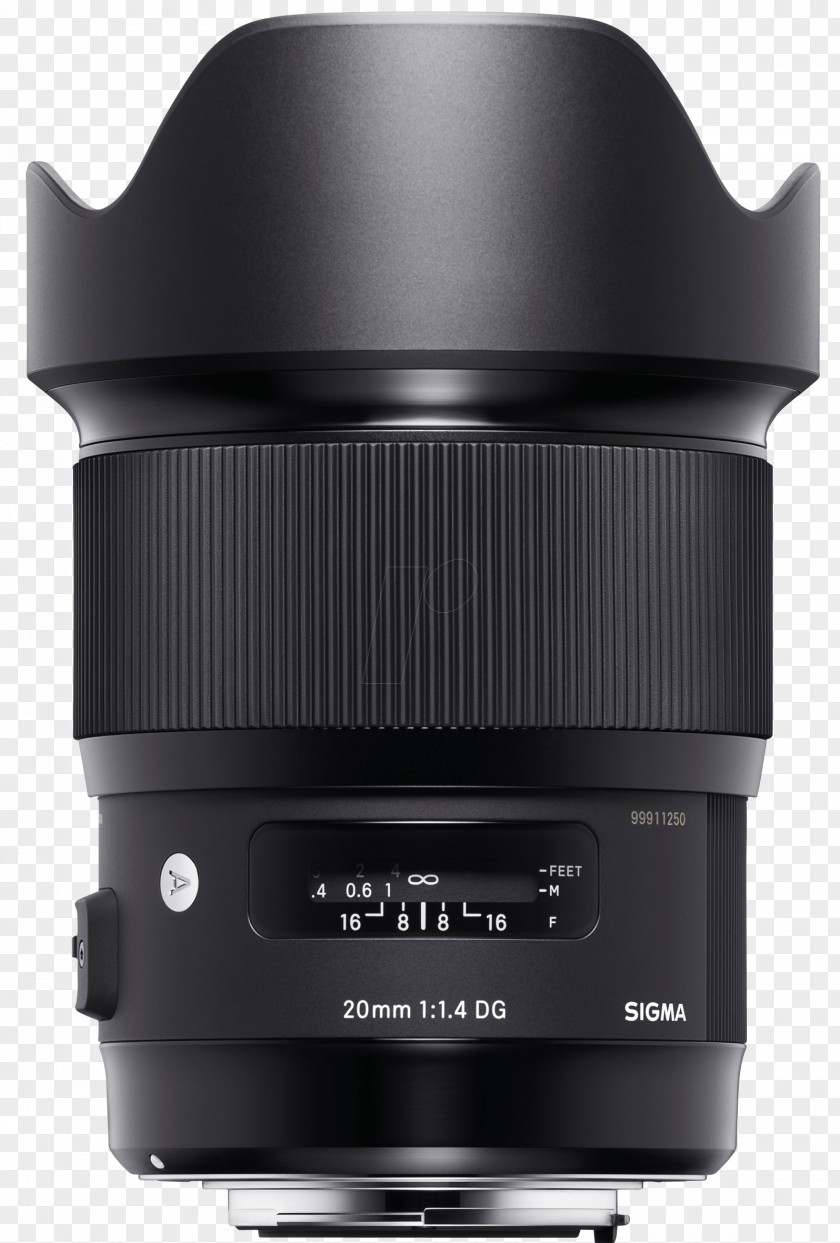Camera Lens Sigma 50mm F/1.4 DG HSM A Canon EF Mount Art Wide-Angle 20mm 35mm PNG