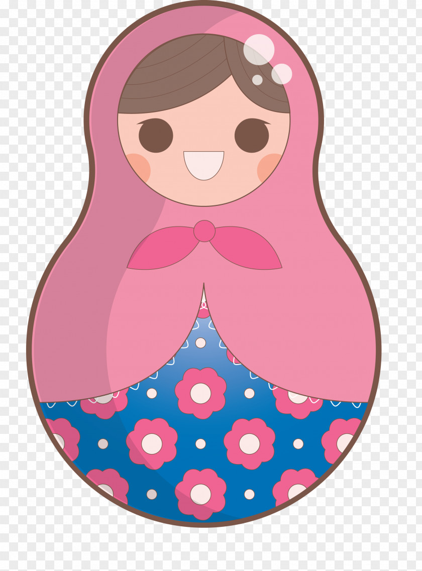 Colorful Russian Doll PNG