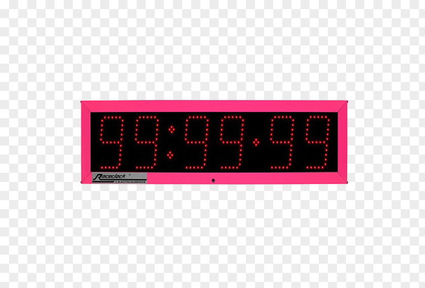 Design Digital Clock Display Device Signage PNG