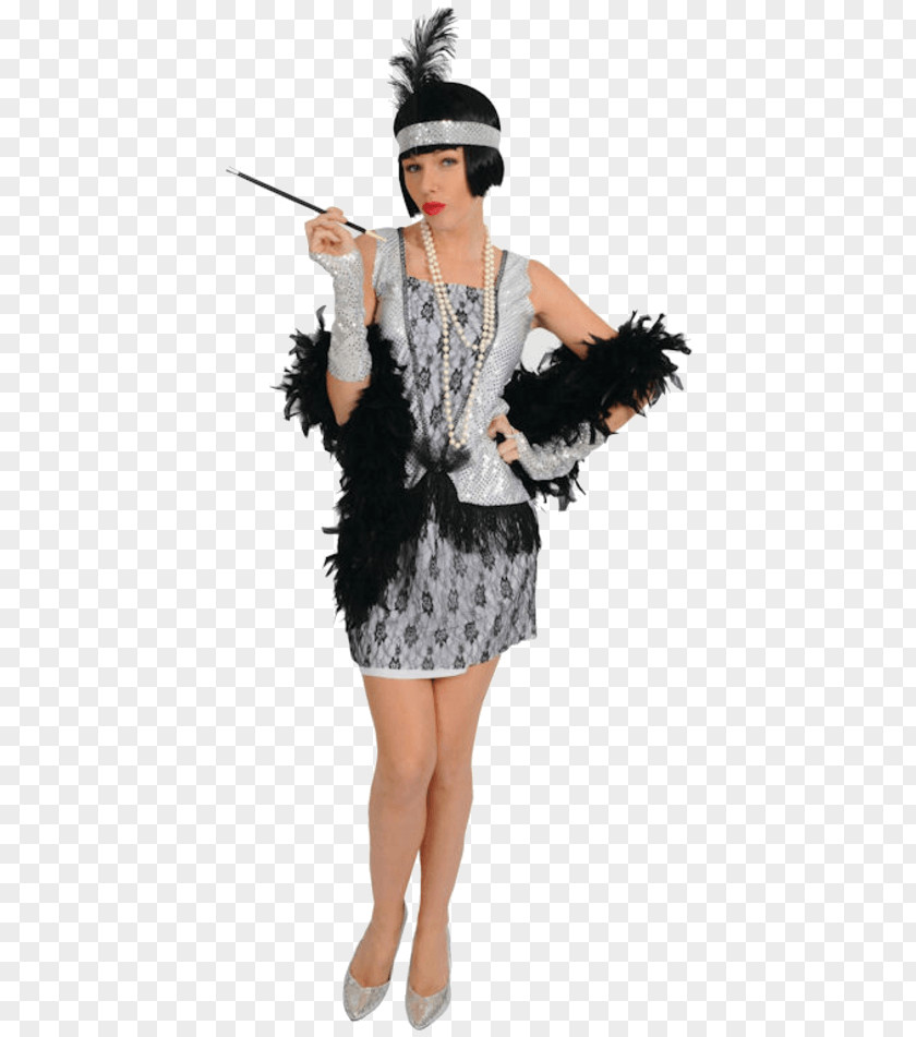 Dress 1920s Costume Party Flapper PNG