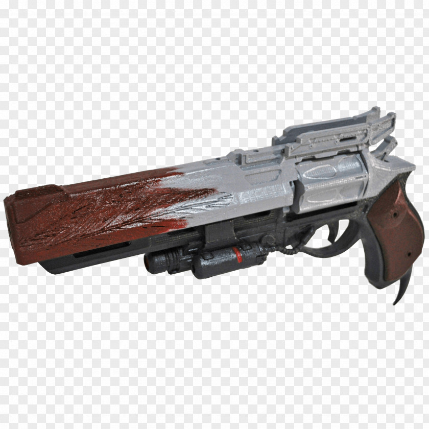 Hand-painted Star Trigger Hand Cannon Destiny 2 PNG