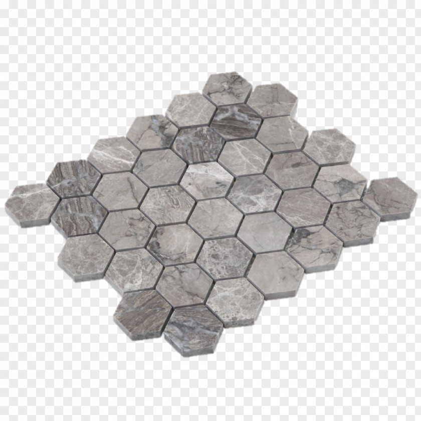 Hexagon Mosaic Marble Centimeter Lintel Metal PNG