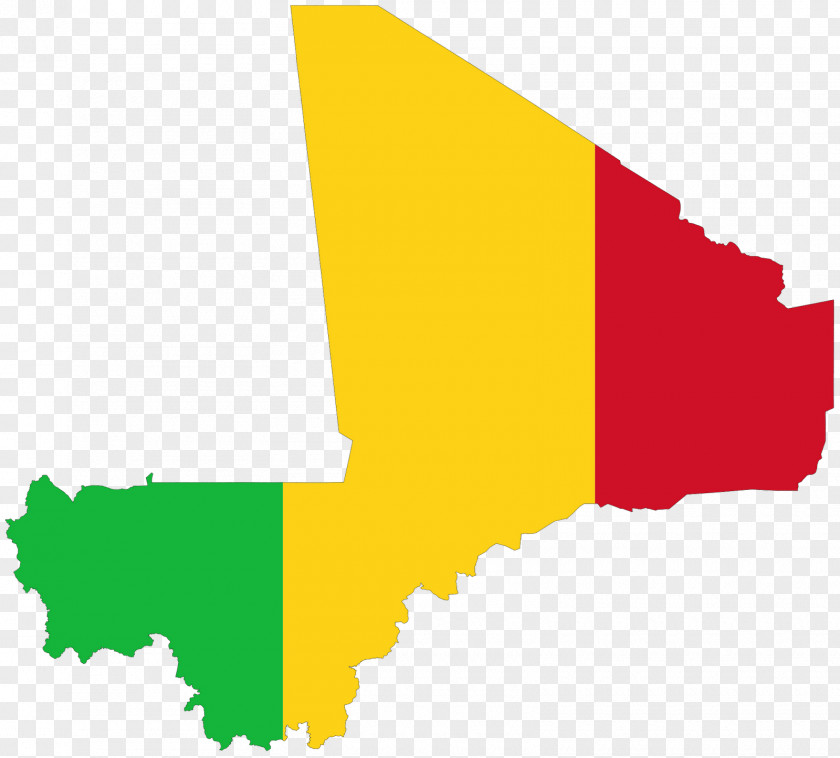 Country Flag Of Mali Blank Map PNG