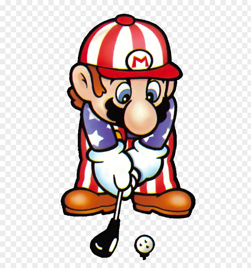 Mario NES Open Tournament Golf Super Bros. Luigi Princess Peach PNG