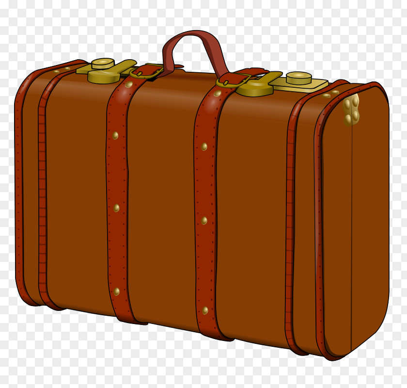 Old Fashioned Pictures Suitcase Baggage Clip Art PNG