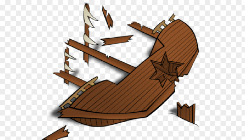 Pirate Ship Wooden Boat Clip Art Shipwreck Vector Graphics Illustration PNG