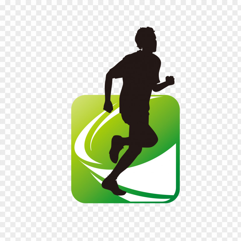 Running Silhouette Logo Sport PNG