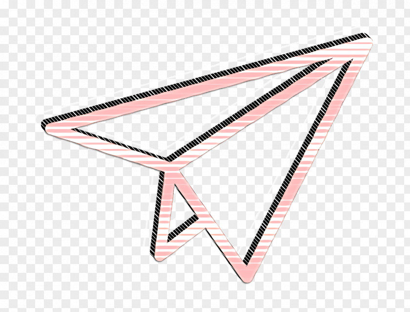 Table Triangle Paper Plane Icon Message Essential Set PNG