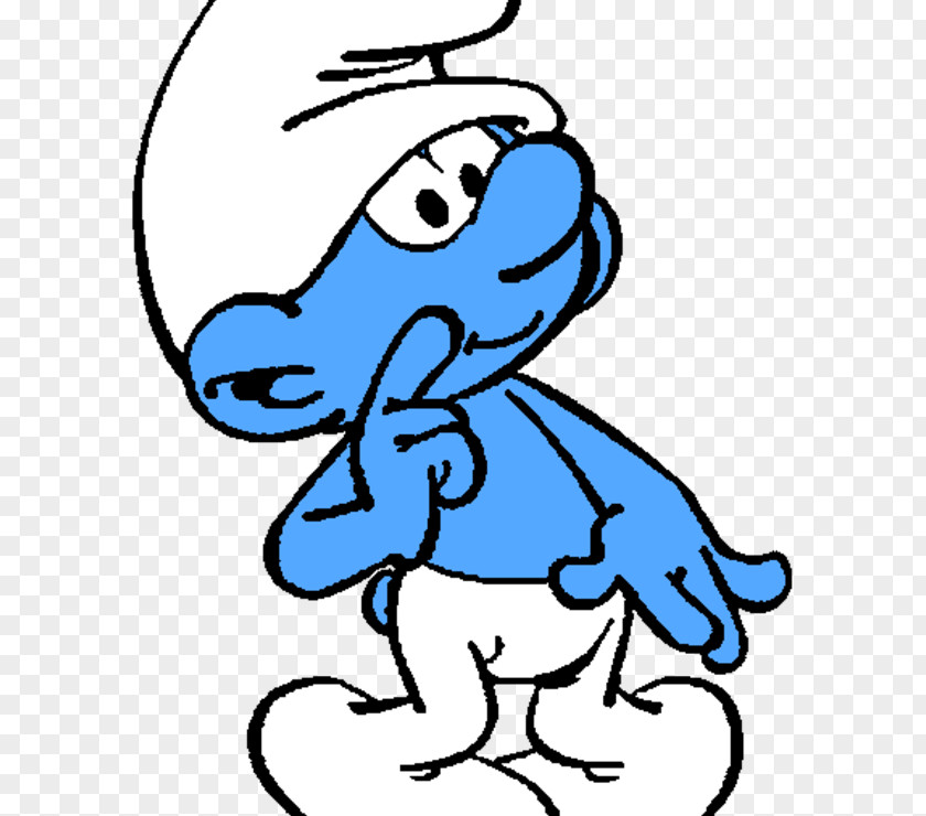 Clumsy Smurf Grouchy Papa Smurfette Baby PNG