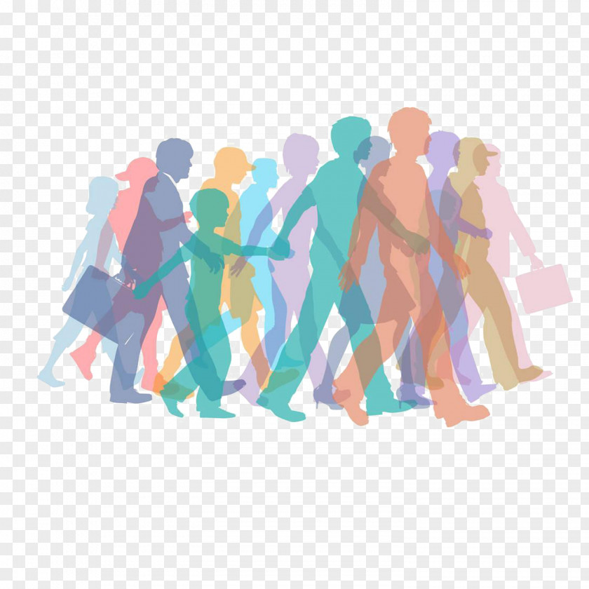 Crowds Of People Silhouette Crowd Clip Art PNG