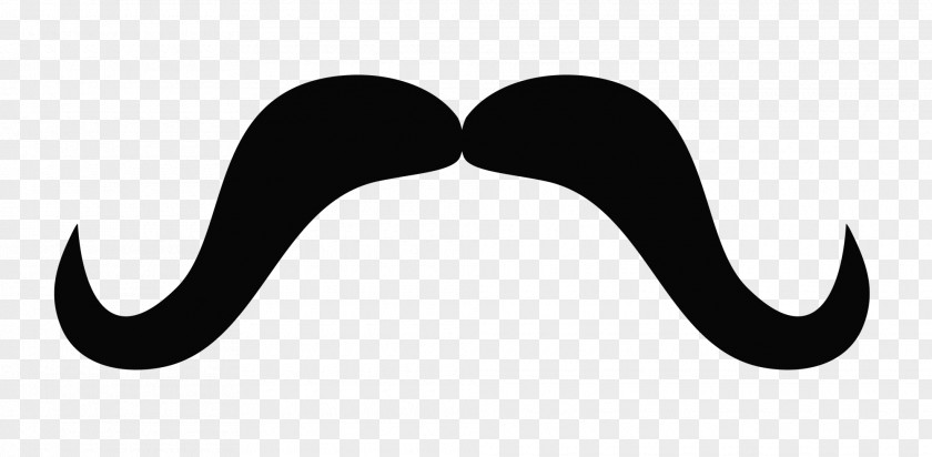 Mustache Logo Brand Black And White Font PNG