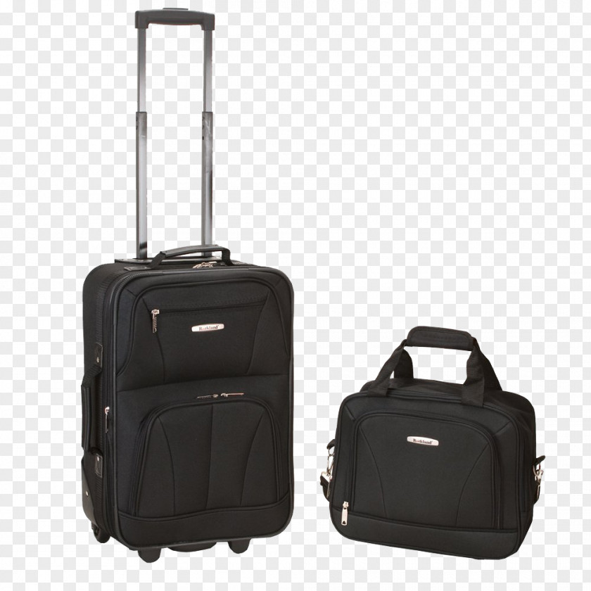 Suitcase Rockland Rio 2-Piece Luggage Set Baggage Travel Hand PNG