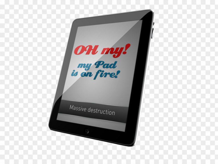 Tablet IPad Flame Download PNG