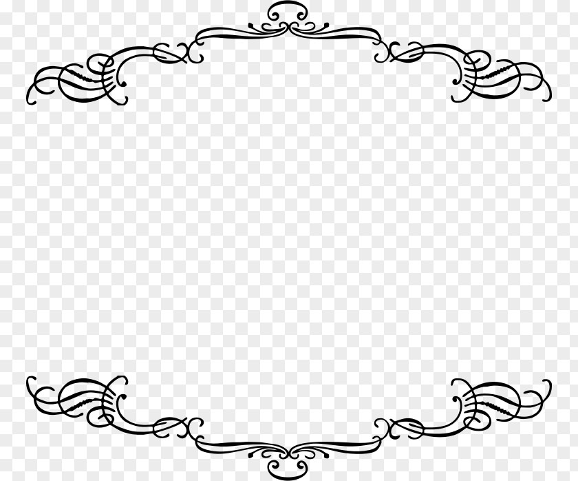 Black And White Picture Frames Line Art Clip PNG