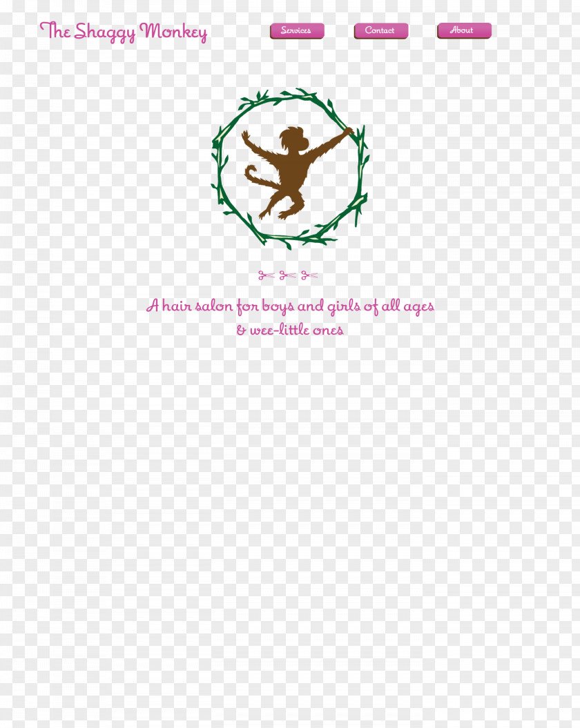 Line Logo Brand Pink M Animal Font PNG