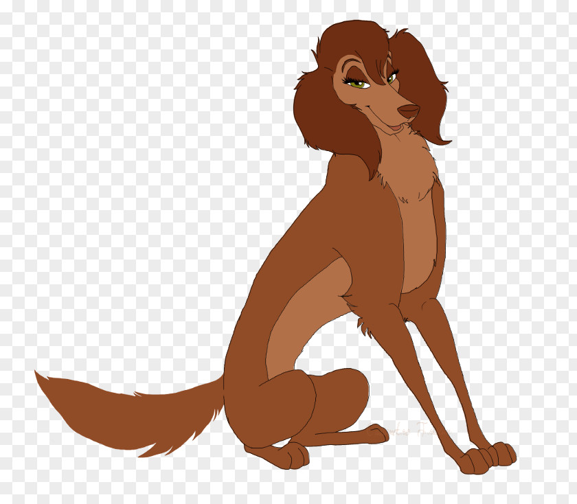 Lion Sasha La Fleur All Dogs Go To Heaven Irish Setter Film PNG